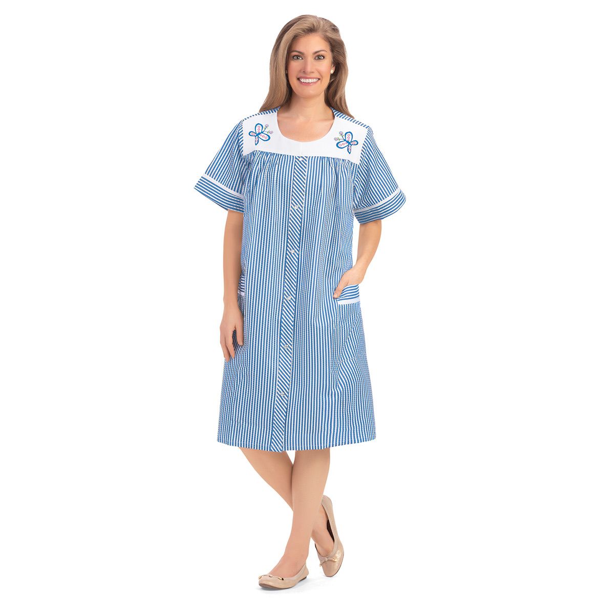 Butterfly Snap Front Duster + '-' + 380270