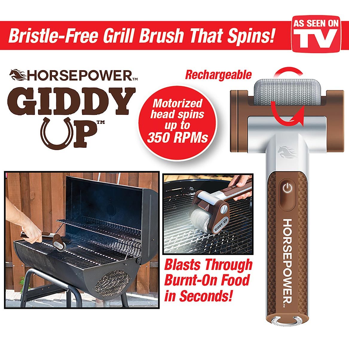 Horsepower™ Giddy Up Grill Cleaner + '-' + 380271