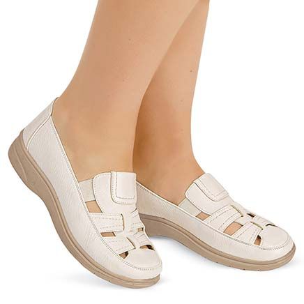 Stretch Cutout Shoes-380275