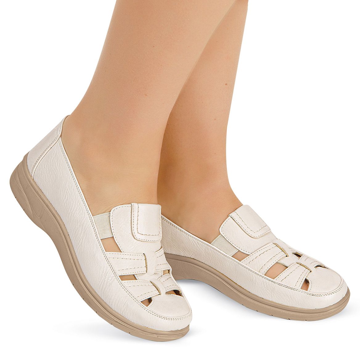 Stretch Cutout Shoes + '-' + 380275