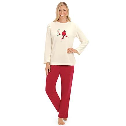 Cardinal Embroidered Lounge Set-380277