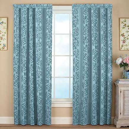 Scroll Insulated Curtain Panel-380284