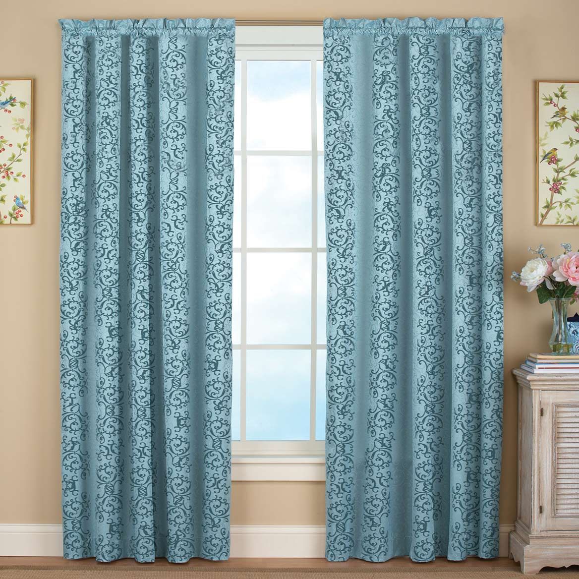 Scroll Insulated Curtain Panel + '-' + 380284