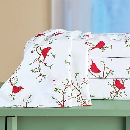 Cardinals On Branches Sheet Set-380289