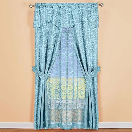 Insulated Scroll Curtain Set-380290