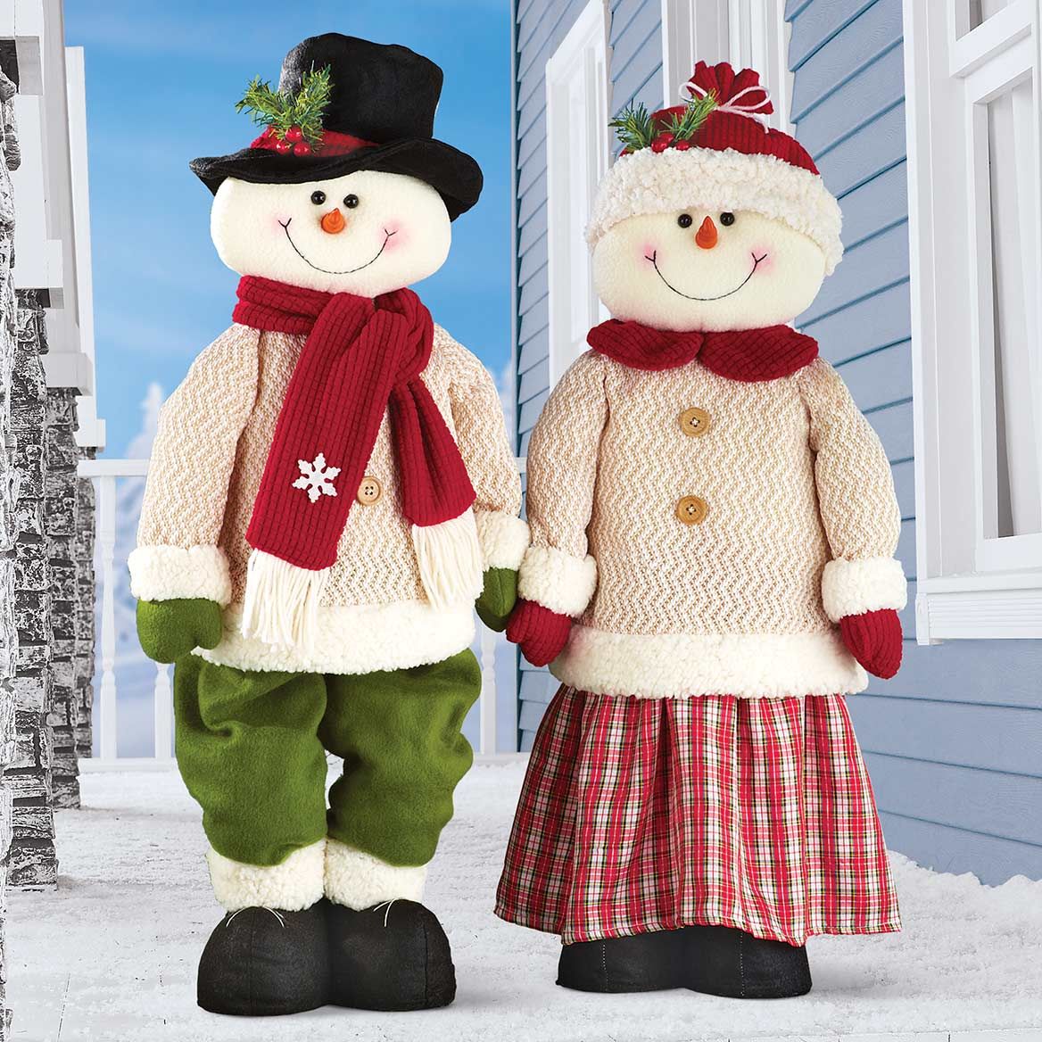 Mr. and Mrs. Snowman Couple + '-' + 380344