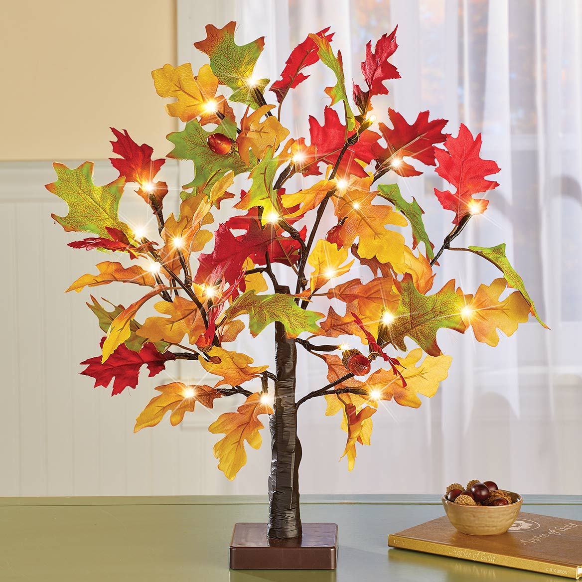 Lighted Maple Tabletop Tree + '-' + 380376