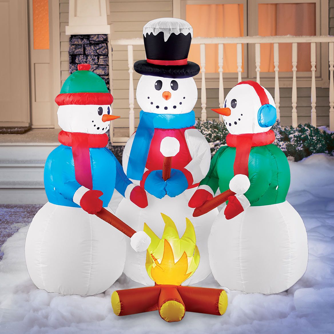 Campfire Snowmen Inflatable + '-' + 380380