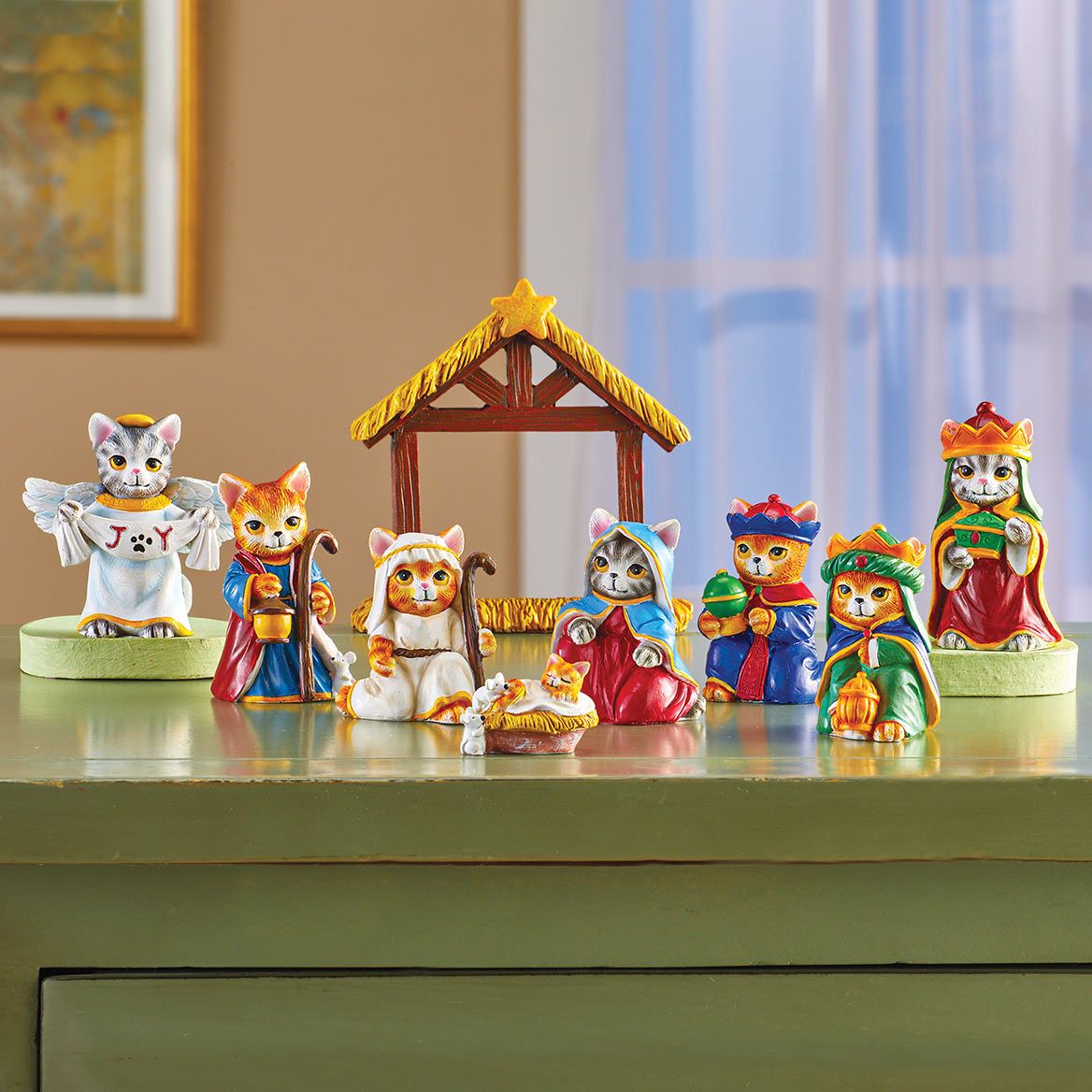 Cat Christmas Nativity + '-' + 380404