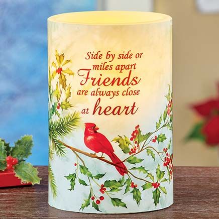 LED Cardinal Friend Candle-380424