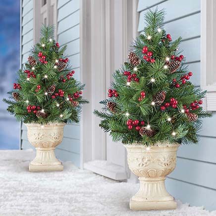 Lighted Pine Tree Stake-380426