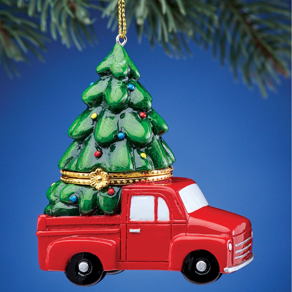 Red Truck Festive Trinket Box + '-' + 380567