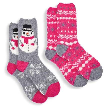 Snowman Slipper Socks-380587