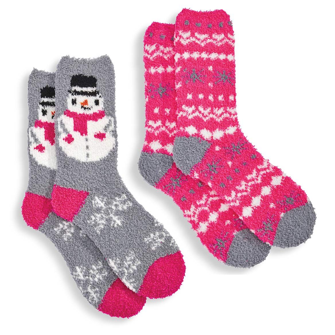 Snowman Slipper Socks + '-' + 380587