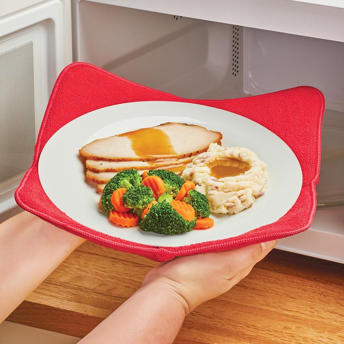 Microwave Plate Holders, Set of 2 + '-' + 380588