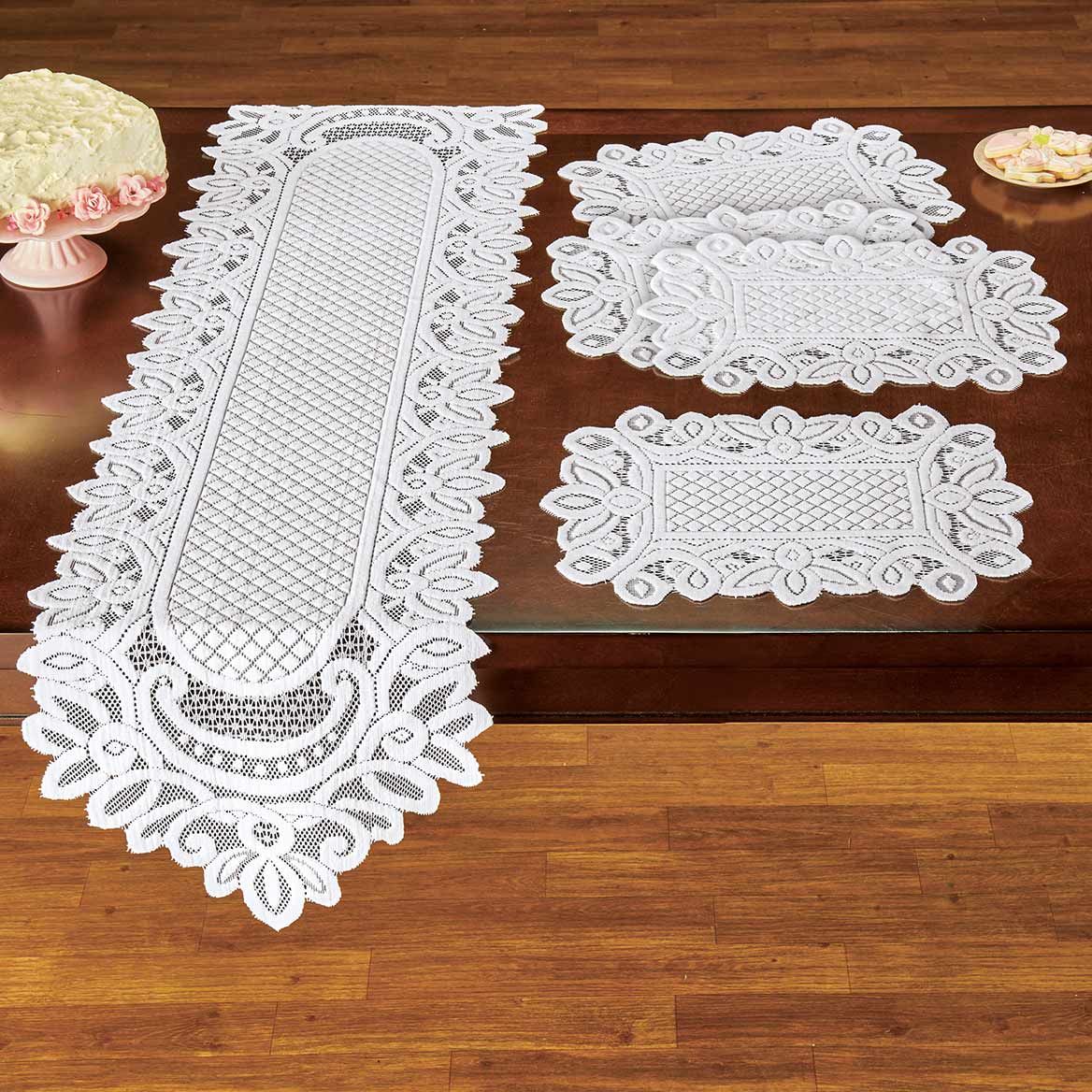 5-Piece Lace Table Linen Set + '-' + 380593