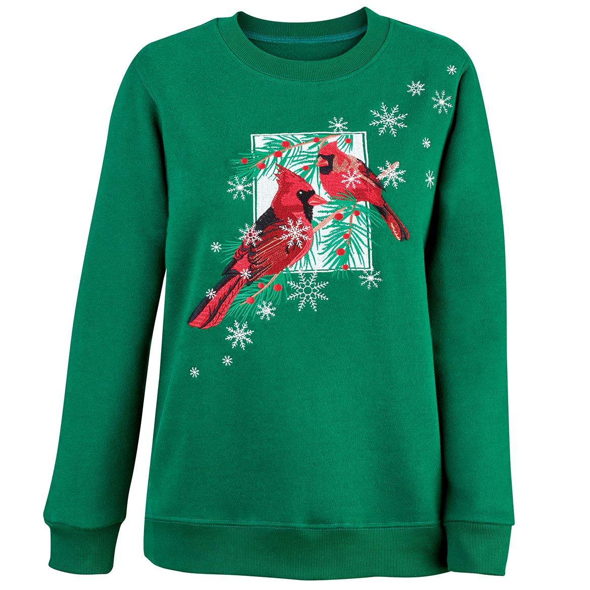 Snowy Cardinal Sweatshirt + '-' + 380598