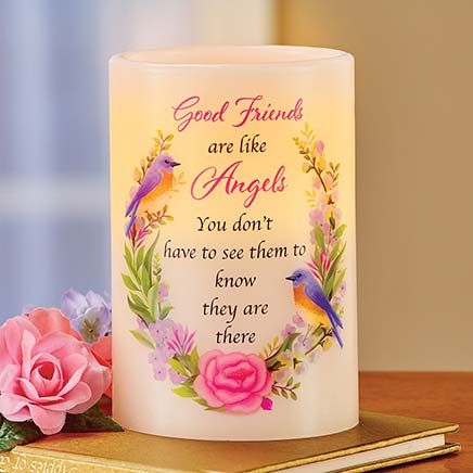 Friends Are Like Angels Candle-380611