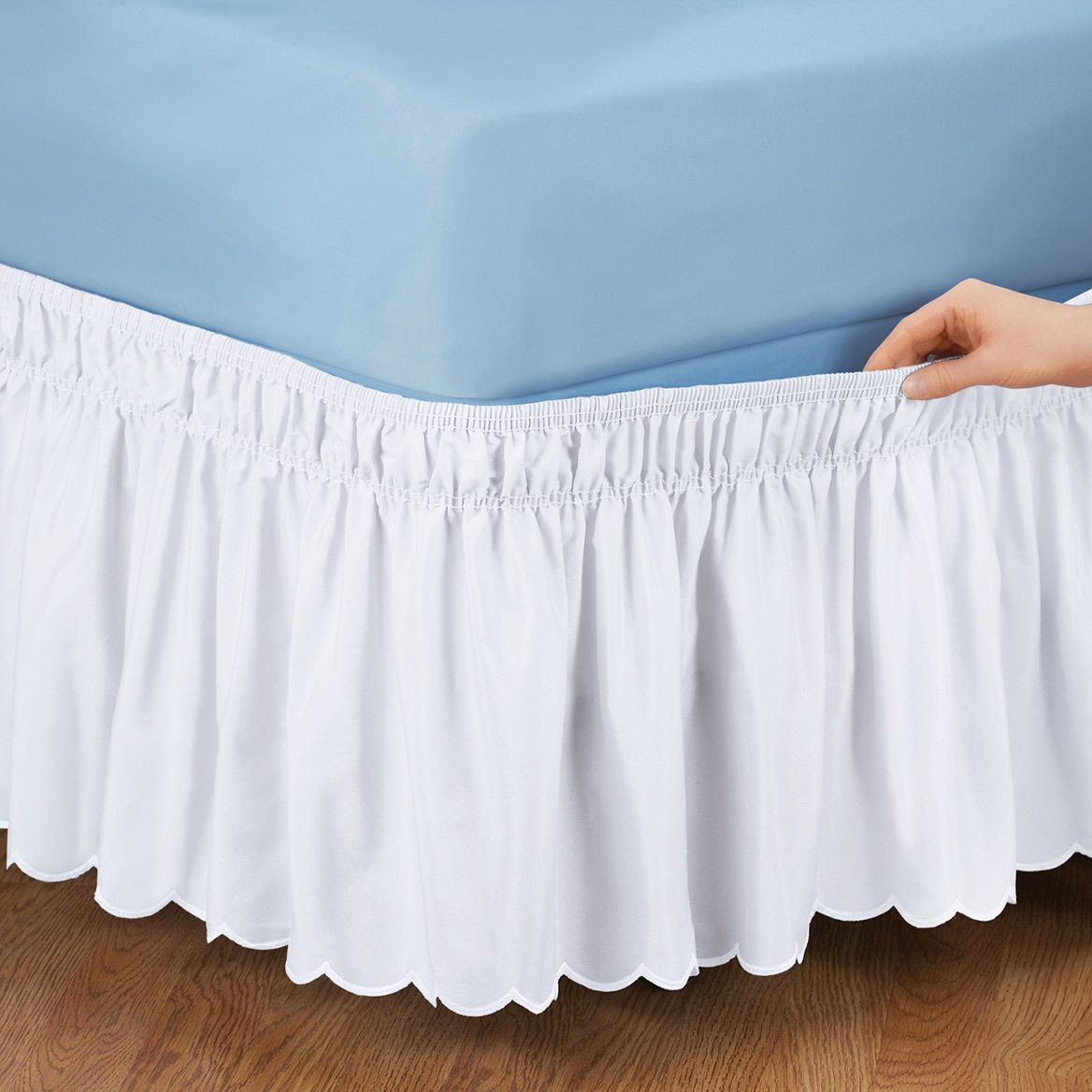 Scalloped Wrap Ruffle + '-' + 380695