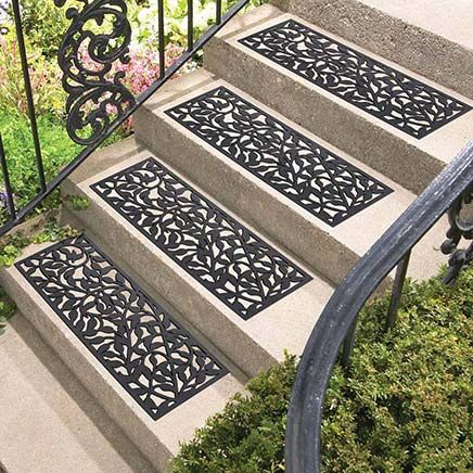 Leaf Stair Treads, Set of 4-380706