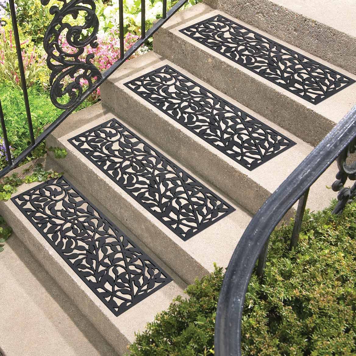 Leaf Stair Treads, Set of 4 + '-' + 380706