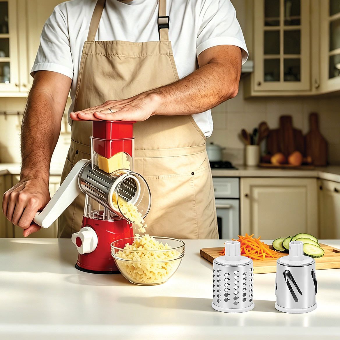 Rotary Cheese Grater By Chef's Pride™