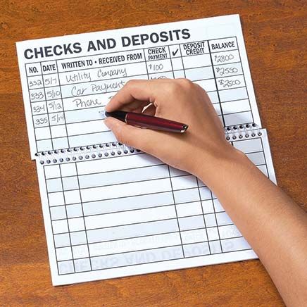 View product details for Cardinals Large Print Check Register