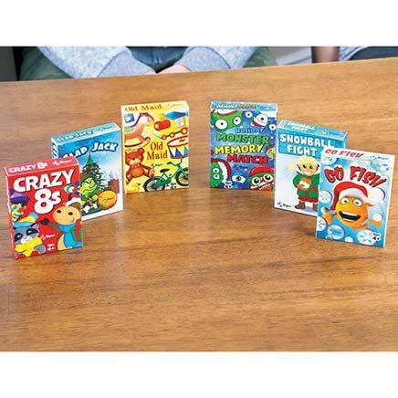 View product details for Holiday Kids' Card Games, Set of 6