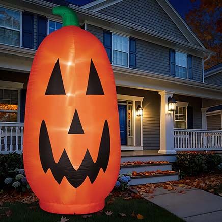 12' Inflatable Pumpkin By Holiday Peak™-380778