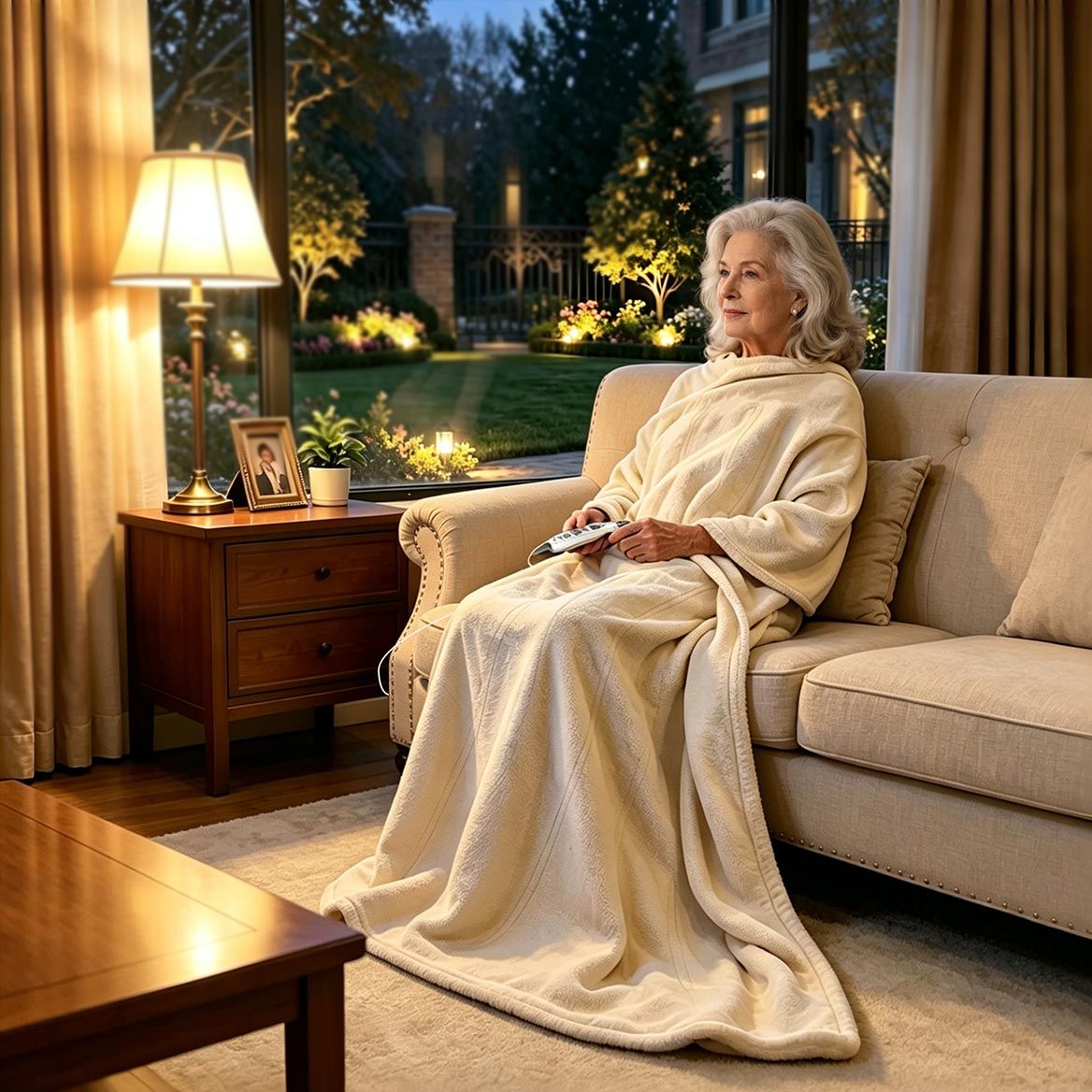 Digital Comfort Fleece Heated Throw By OakRidge™