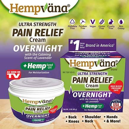 Hempvana® Ultra Strength Pain Relief Cream Overnight-380851