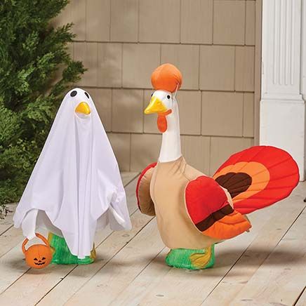 Gaggleville® Large Ghost and Turkey Outfits Bundle-380866