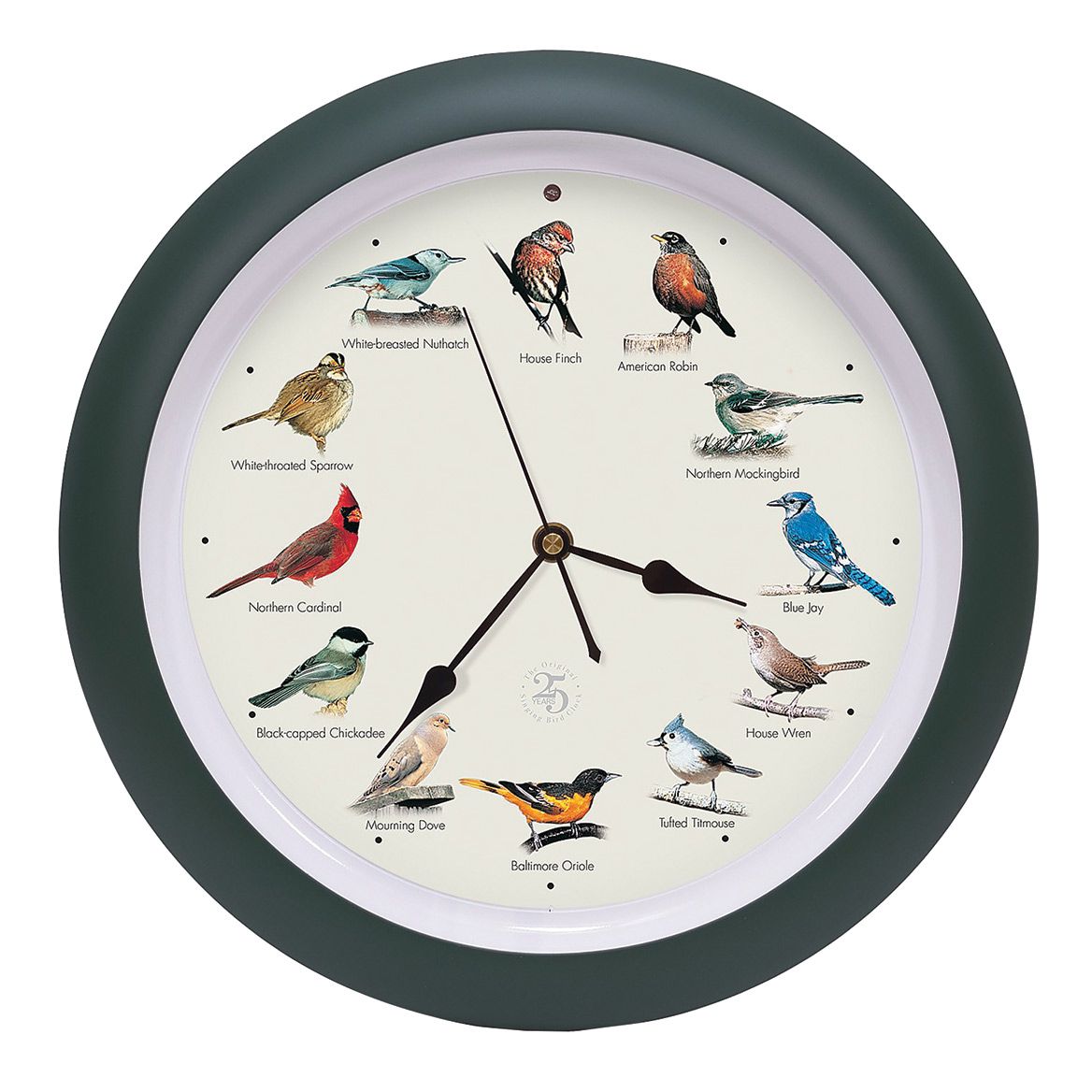 13" Singing Bird Clock
