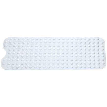 Non-Slip Bath Mat, White-303213