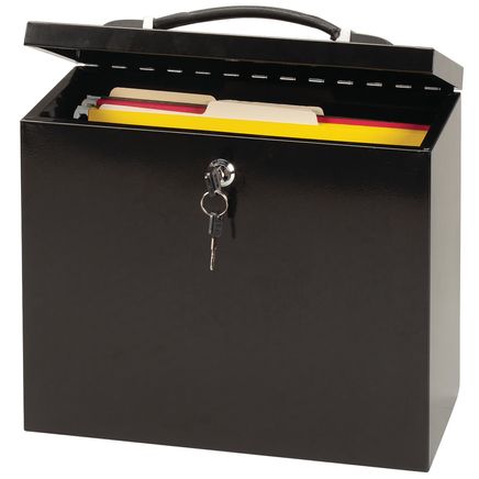 Steel Lockable File Box-303477