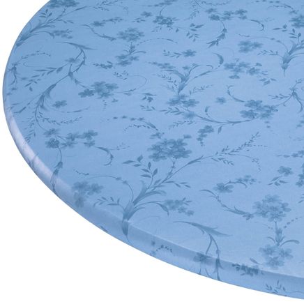 Floral Swirl Vinyl Elasticized Table Cover-344557