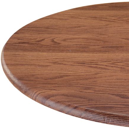 Wood Grain Vinyl Elasticized Table Cover-344622