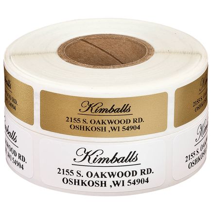 Personalized Elegant and Centered Address Labels, Set of 500-351393