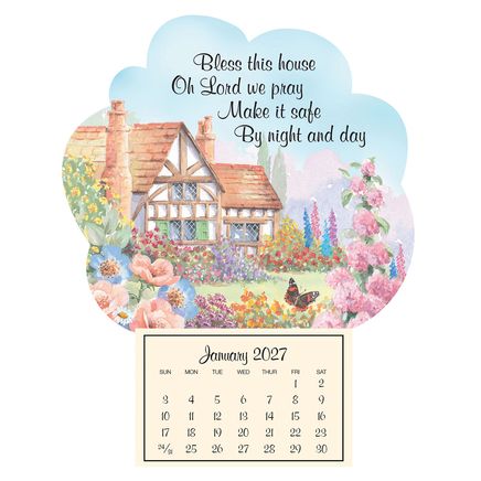 Mini Magnetic Calendar Bless This House-351850