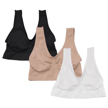 Everyday Seamless Bras by Easy Comforts Style™, Set of 3-354024