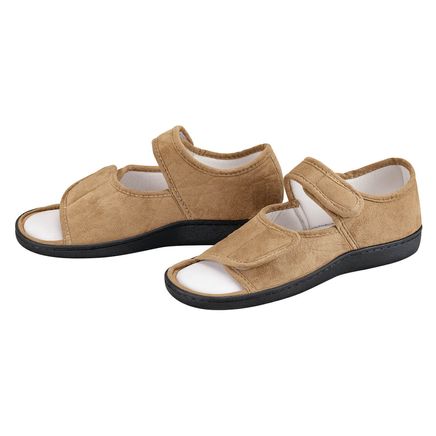 Silver Steps™ Adjustable Memory Foam Slippers-354540