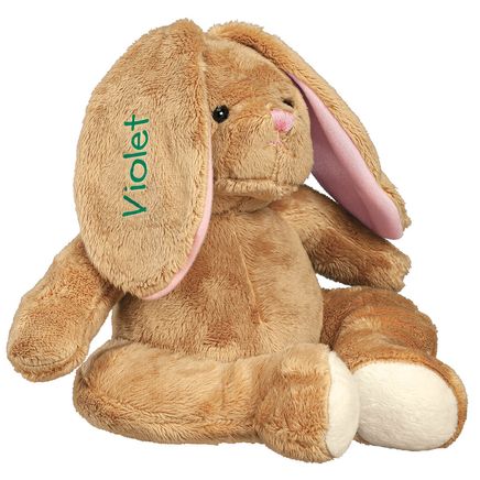 Personalized Brown Plush Bunny-358204