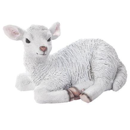 Resin Lamb Statue-358389