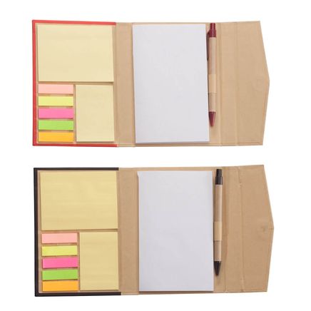 Memo Book with Sticky Notes, Set of 2-360828