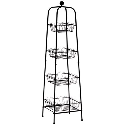4-Tier Metal Basket Tower-362437