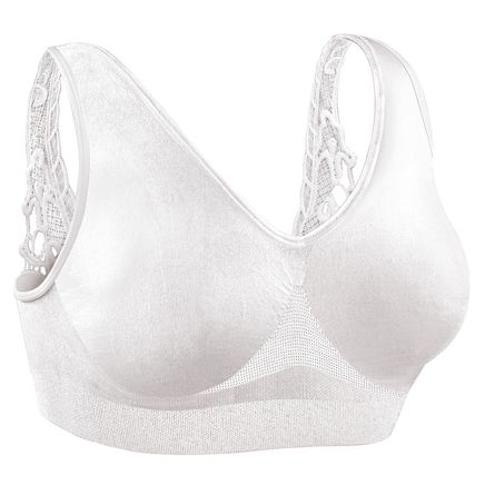 Seamless Lace Racerback Bra-362557