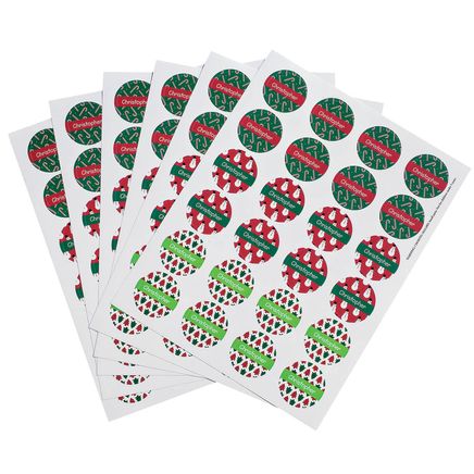 Personalized Holiday Stickers, Set of 240-364545