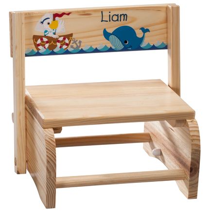 Personalized Children's Ocean Friends Step Stool-365663