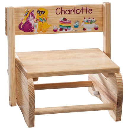 Personalized Children's Animals & Dessert Step Stool-365666