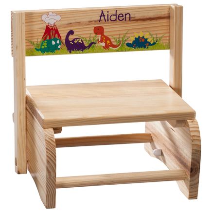 Personalized Children's Dinosaur Step Stool-365672